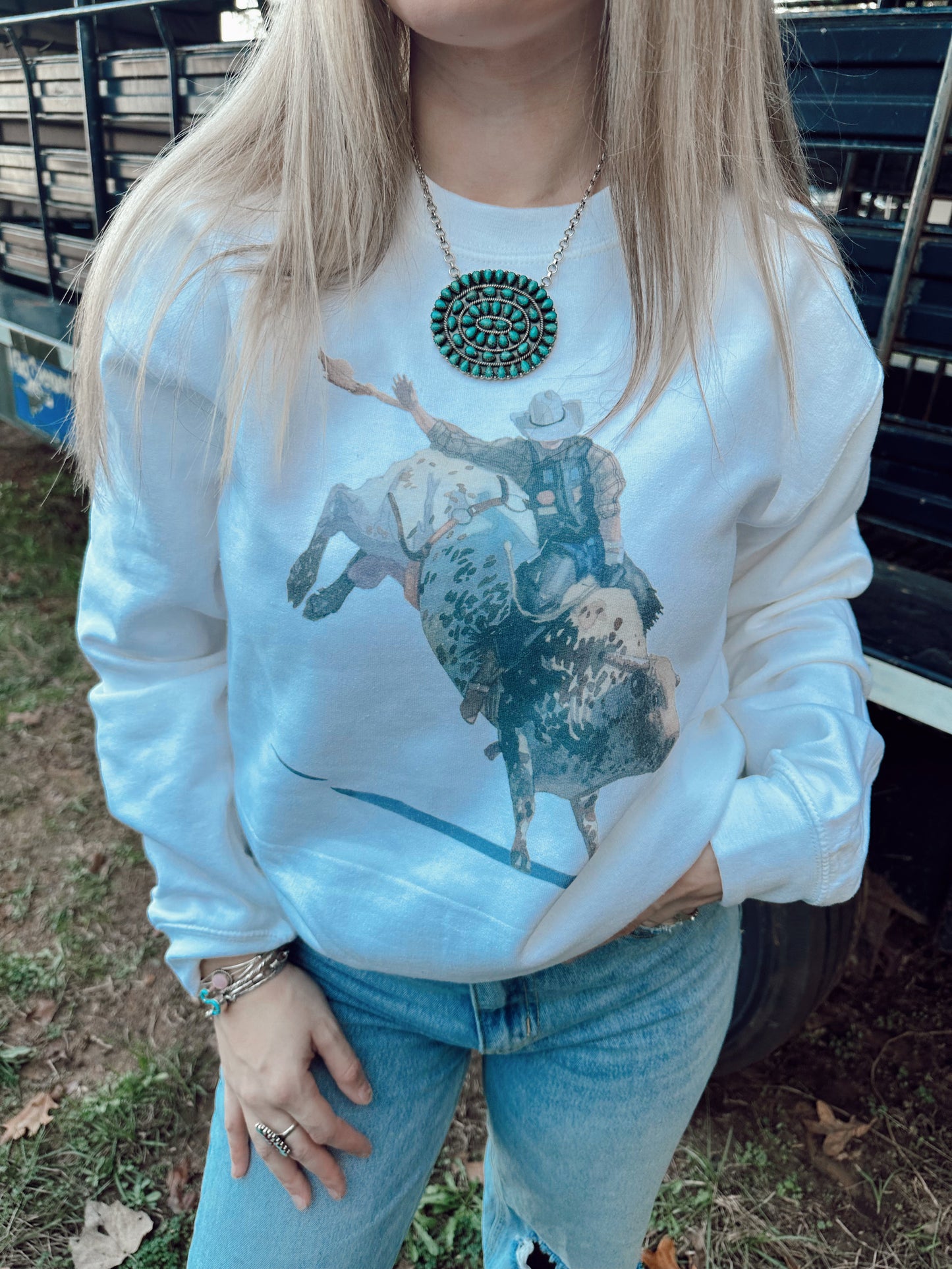 The Buckin Rank Pullover