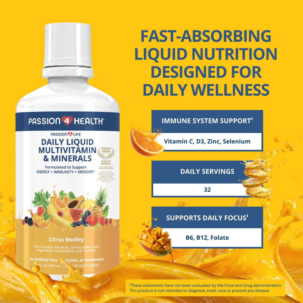 Daily Liquid Multivitamin & Minerals