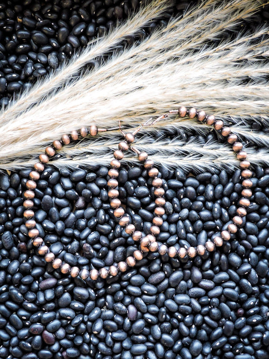 Rue Hoop Fashion Earrings - Copper