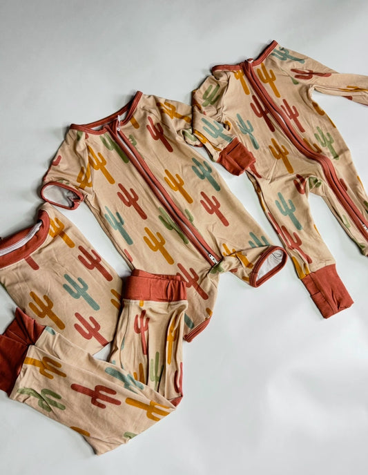 Cactus Bamboo Toddler Set