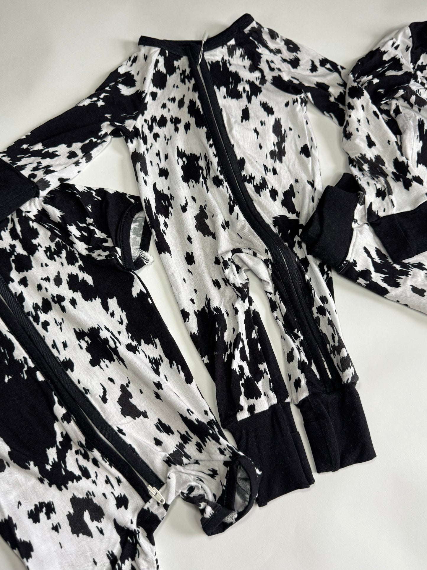 Cowhide Bamboo Romper