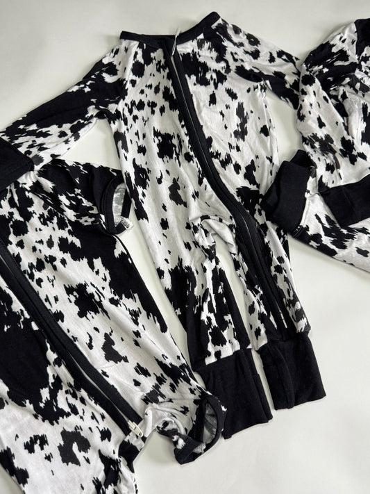 Cowhide Bamboo Romper