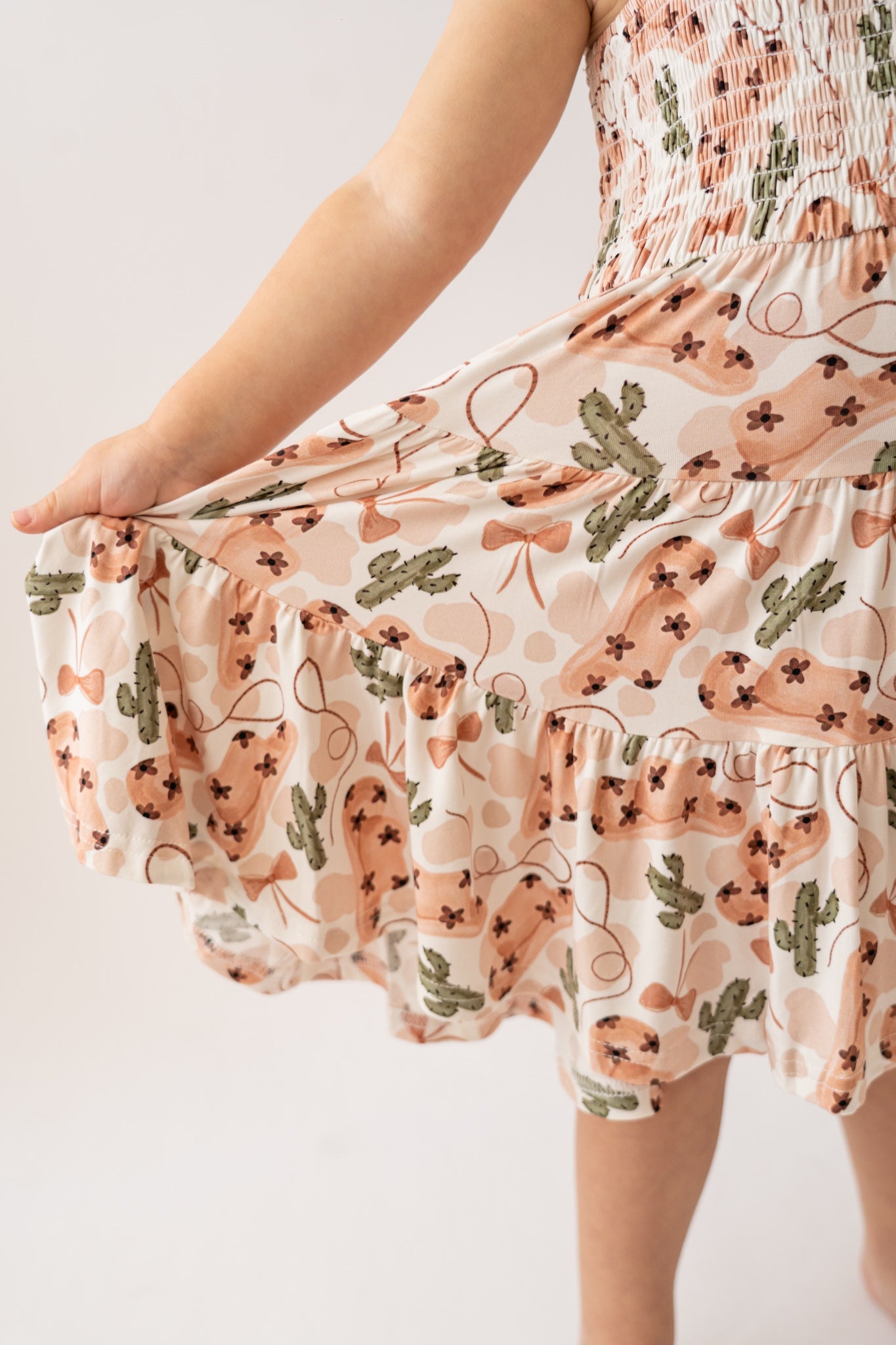 Cowgirl Shirred Dress