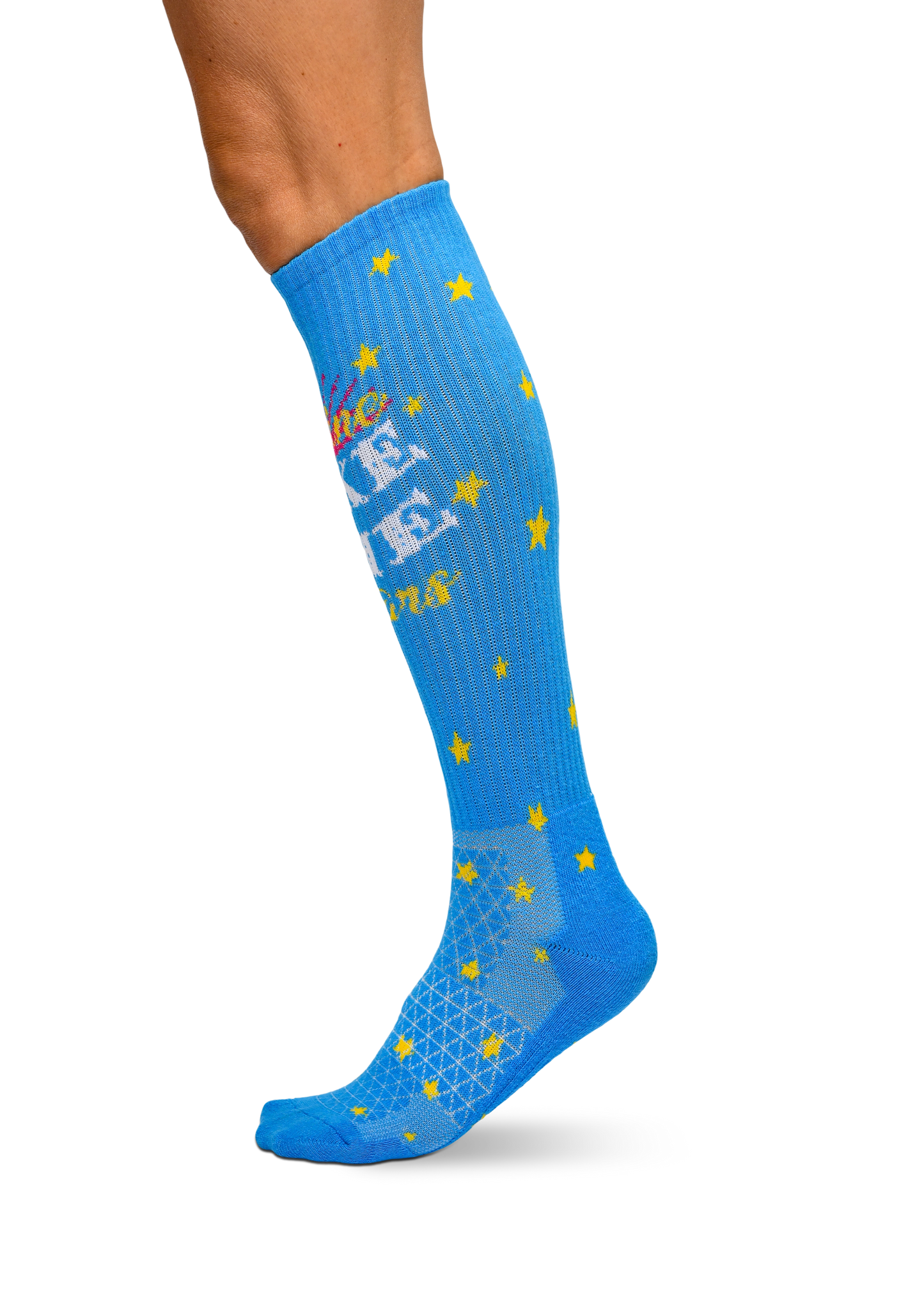 Shine Like The Stars Turquoise Performance Socks