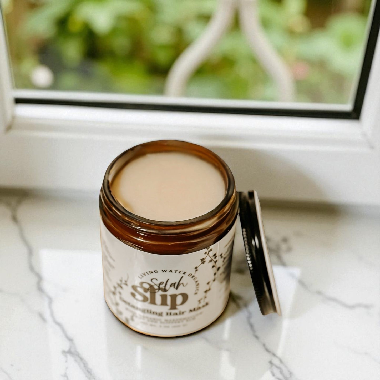 Selah Slip Botanical Hair Mask for Detangling and Hydration