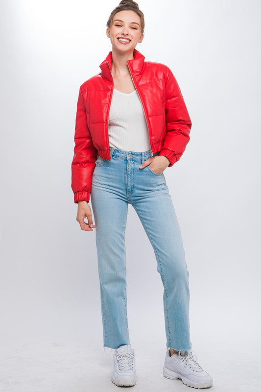 The Red Roan Puffer Jacket