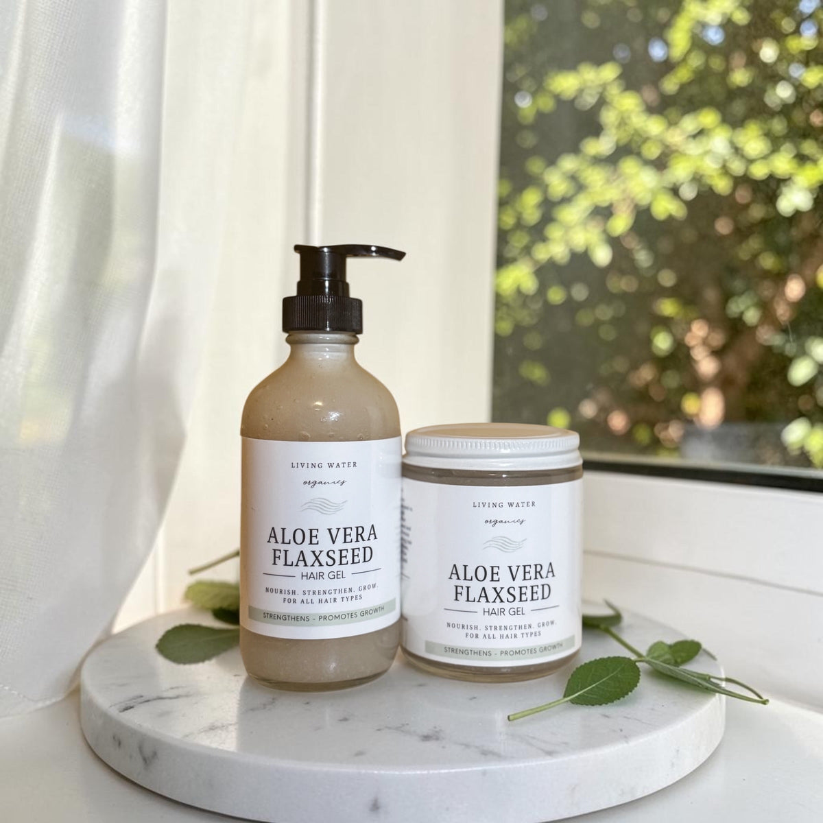 Aloe Vera & Flaxseed Gel, Nourishing (Medium Hold)