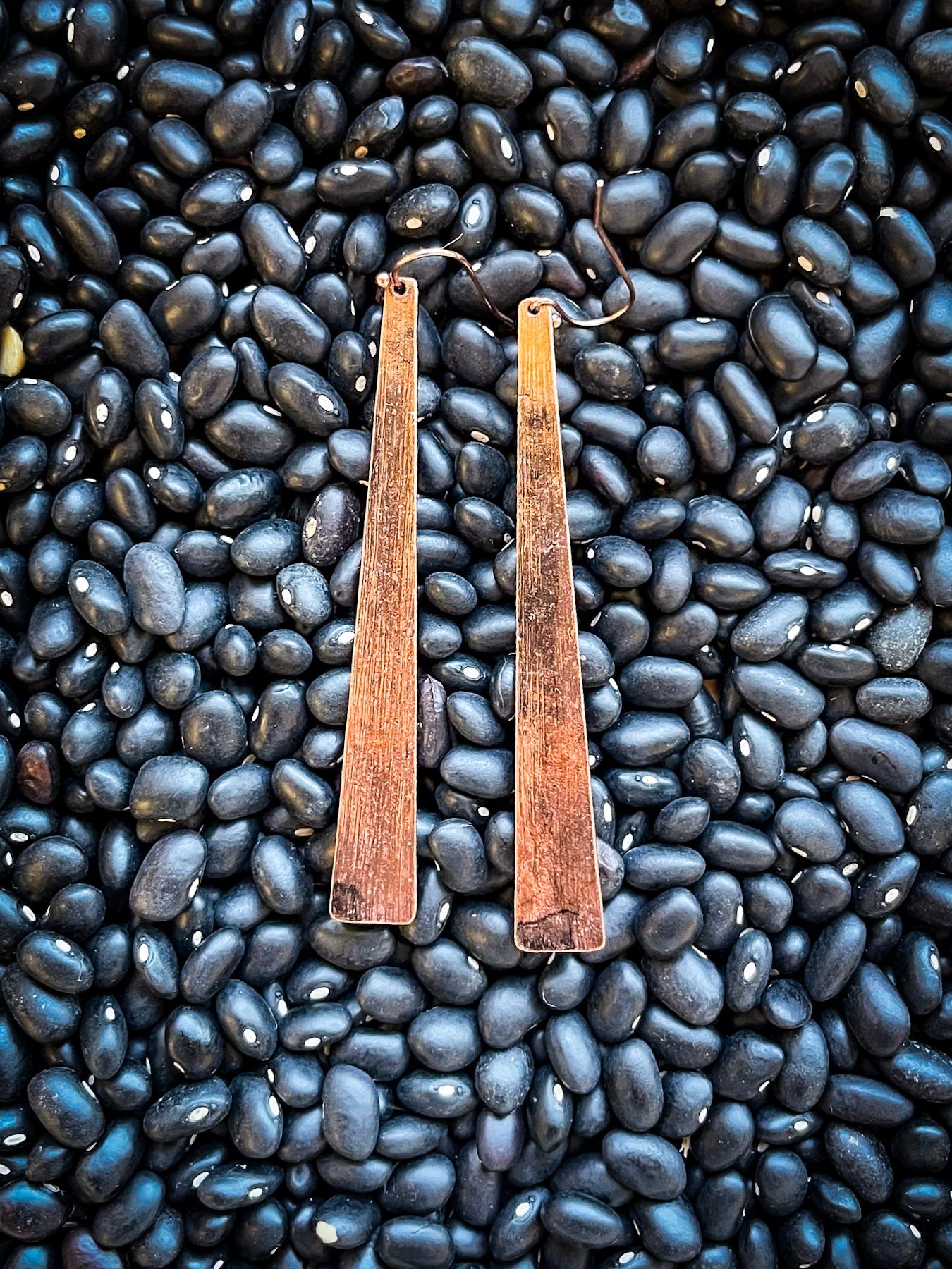 Frills Dangle Fashion Earrings - Copper