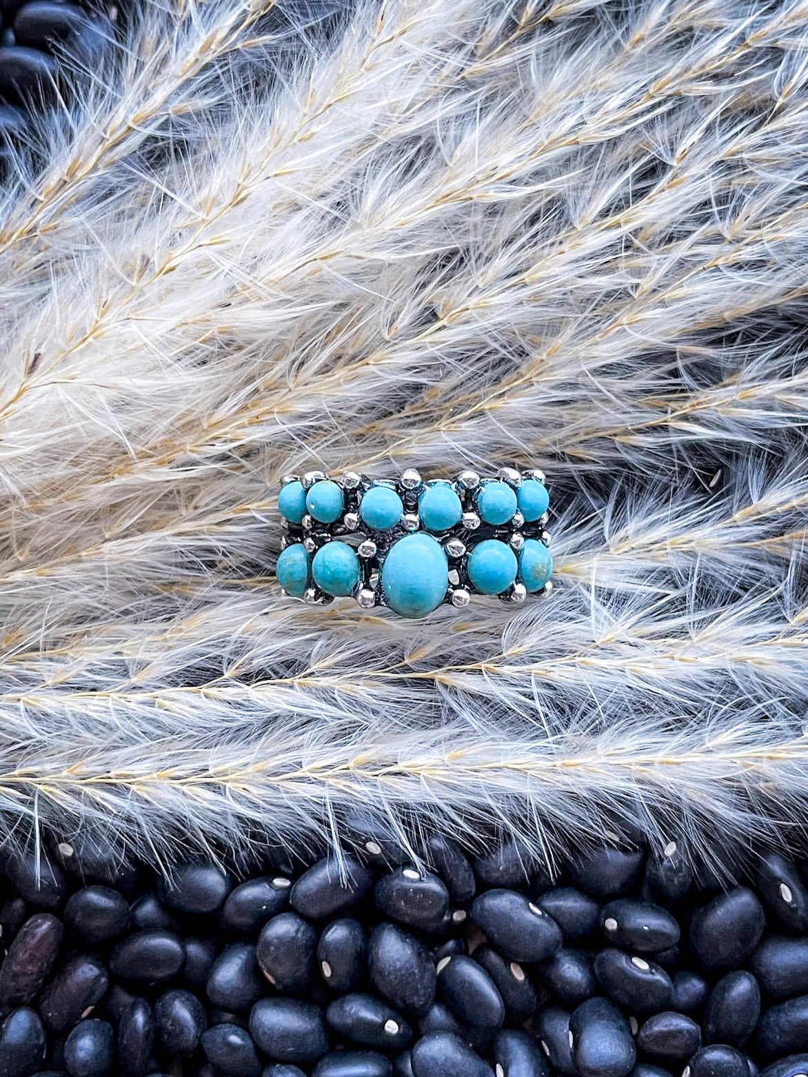 Canyon Cuff Adjustable Stone Fashion Ring