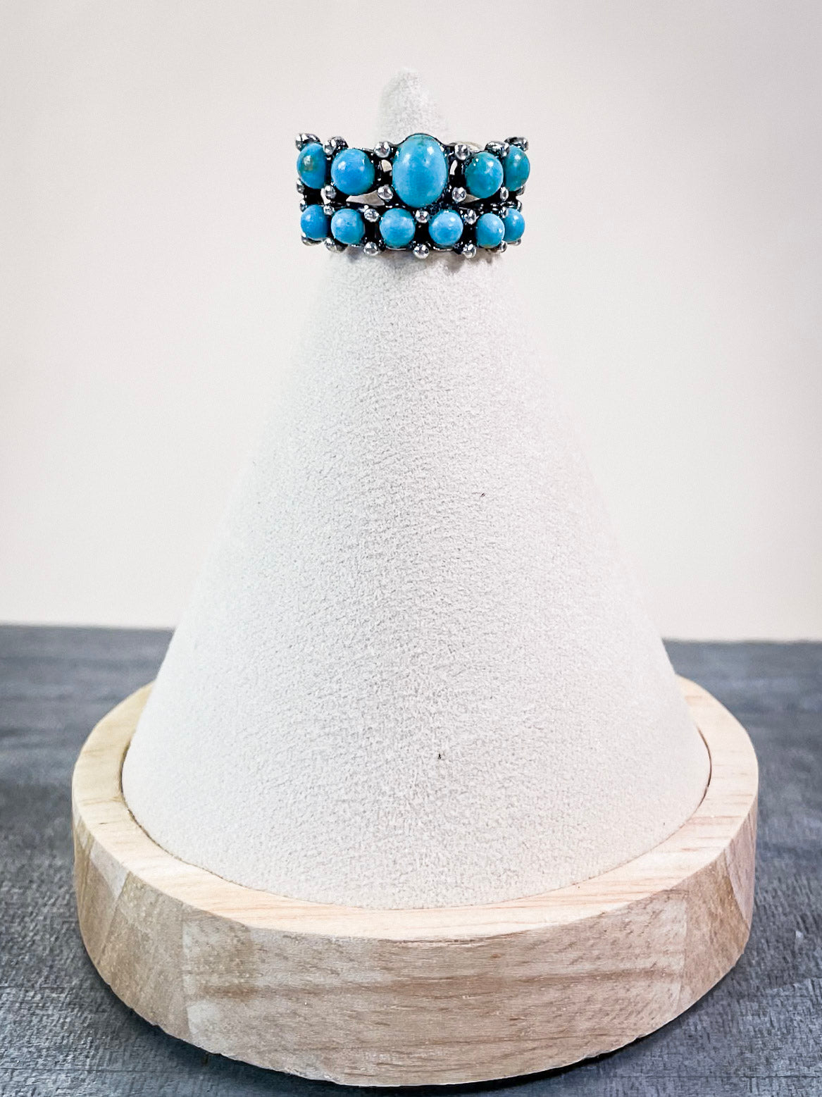 Canyon Cuff Adjustable Stone Fashion Ring