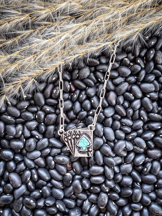 Four of a Kind Aces Fashion Necklace