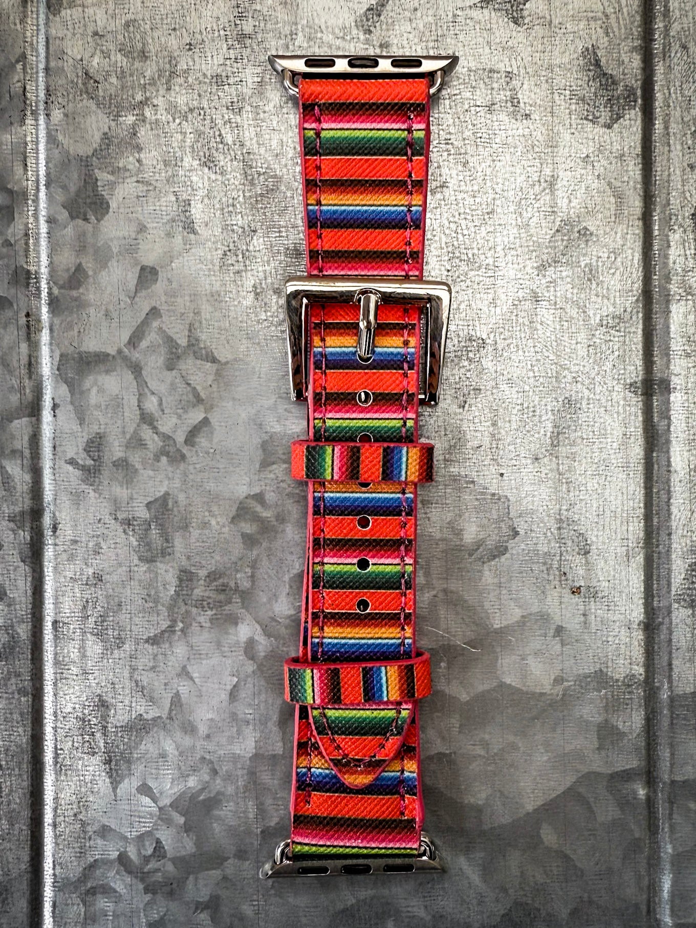 Navajo Pattern Apple Watch Fashion Bands - Skinny Serape