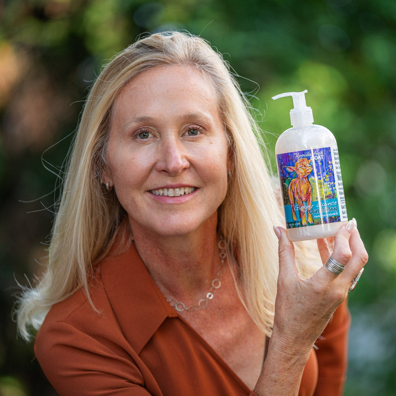 LIQUID SOAP - GINGER QUINCE GOATS MILK 16 oz.