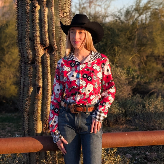 Rodeo Roulette Button Down