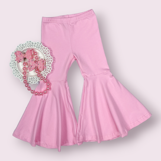 Pink Bell Bottom Pants