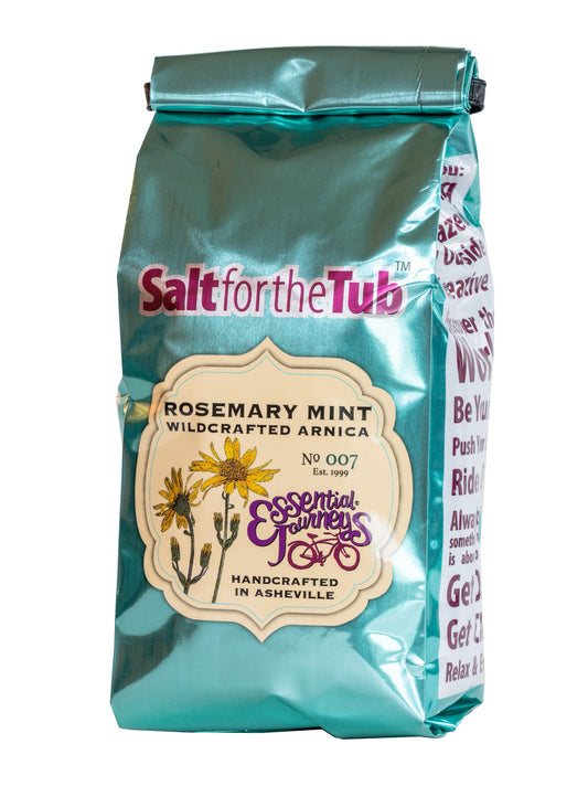 ROSEMARY MINT & ARNICA BATH SALTS 16 oz. OR 32 oz.