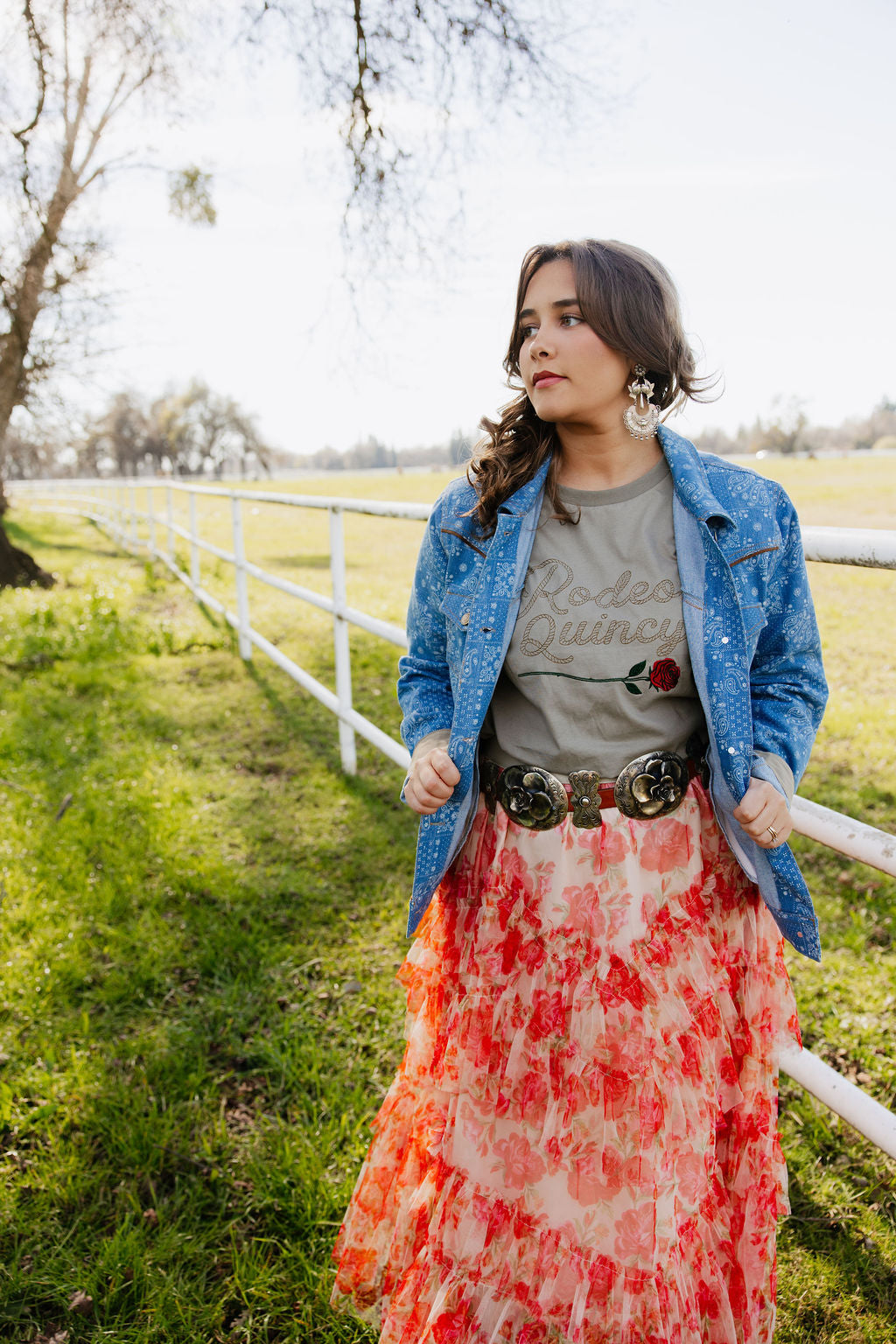 Rose Mesh Skirt