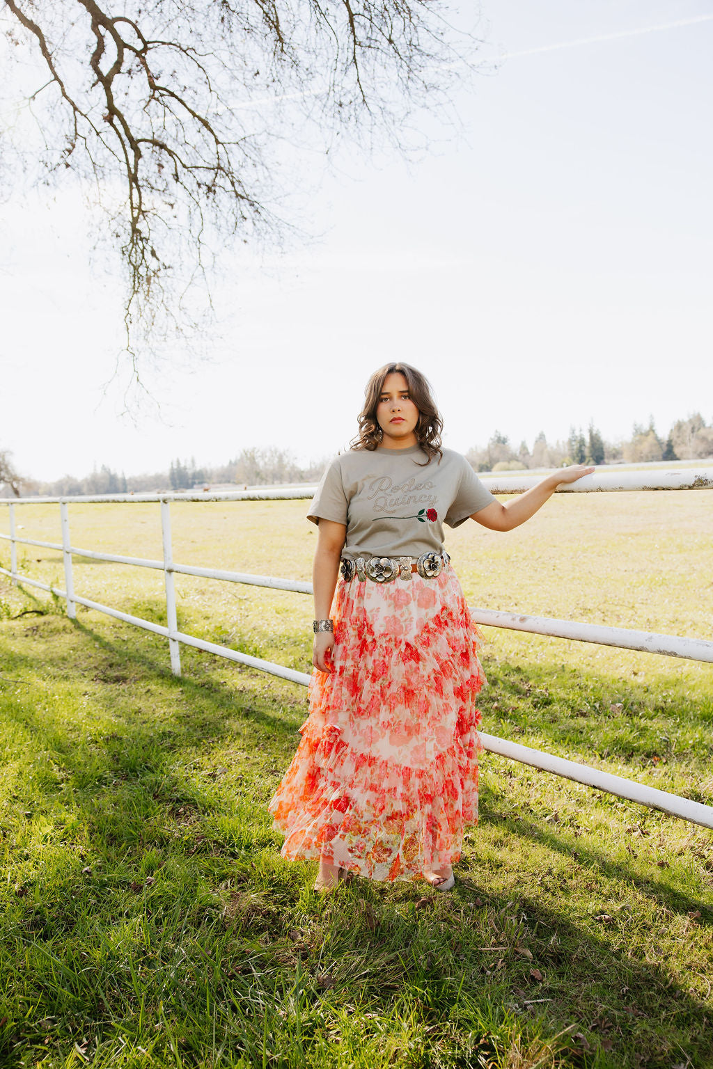 Rose Mesh Skirt