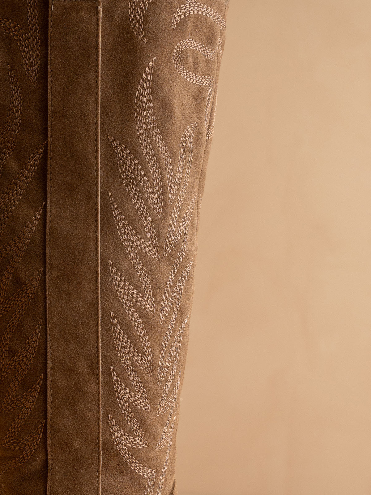 The Samara | Brown Embroidered Tall Cowgirl Boot