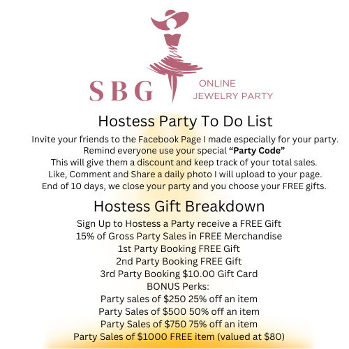 SBG Online Jewelry Party