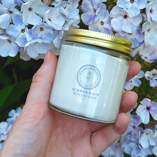 Summer Balm for Body with Zinc Oxide