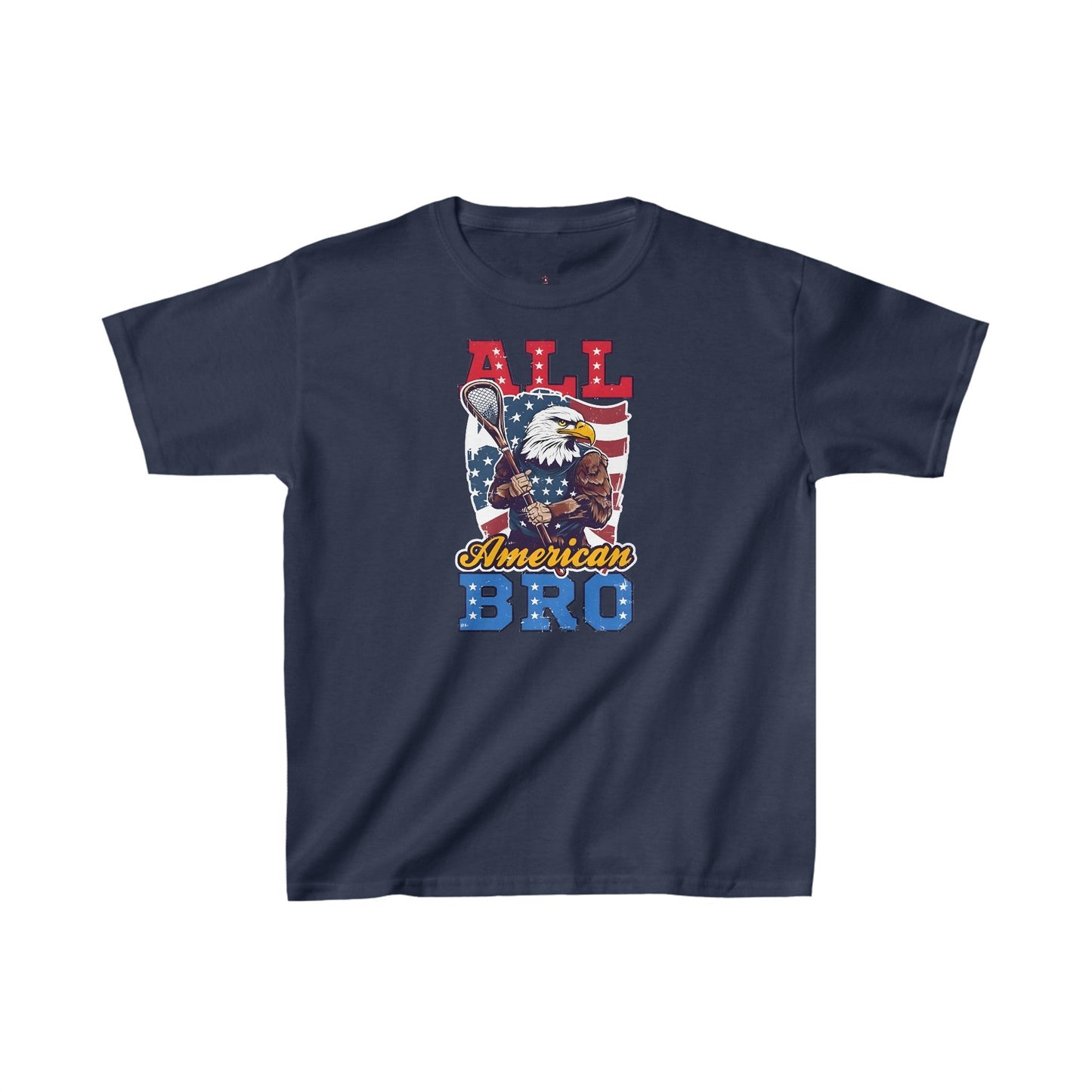 All American Bro, Kids Heavy Cotton™ Tee - SmorgeousByGina