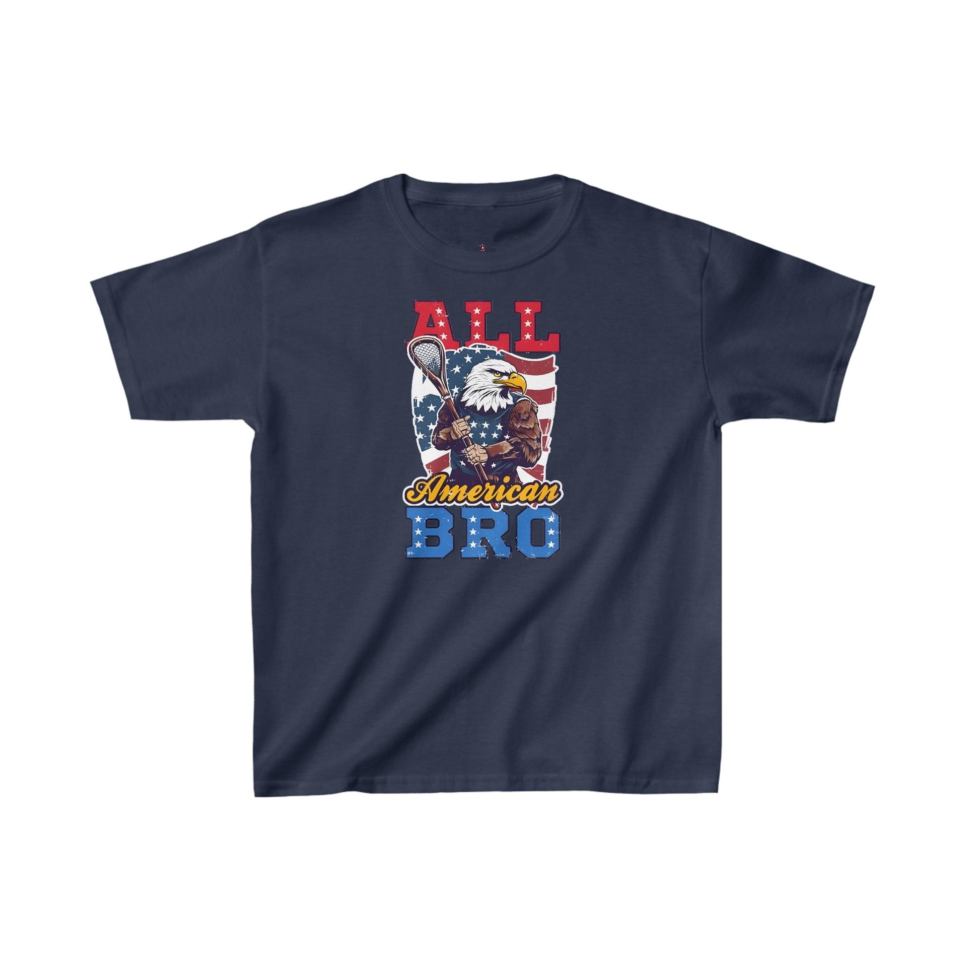 All American Bro, Kids Heavy Cotton™ Tee - SmorgeousByGina