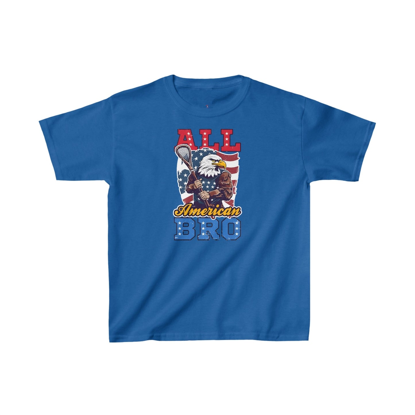 All American Bro, Kids Heavy Cotton™ Tee - SmorgeousByGina