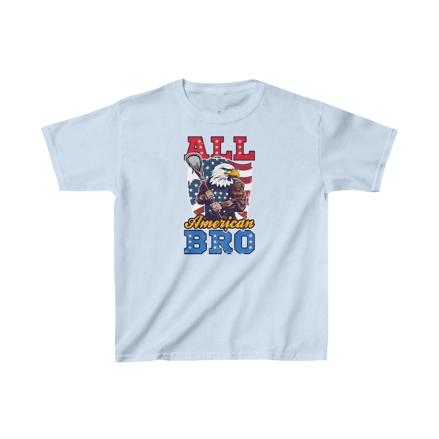 All American Bro, Kids Heavy Cotton™ Tee - SmorgeousByGina