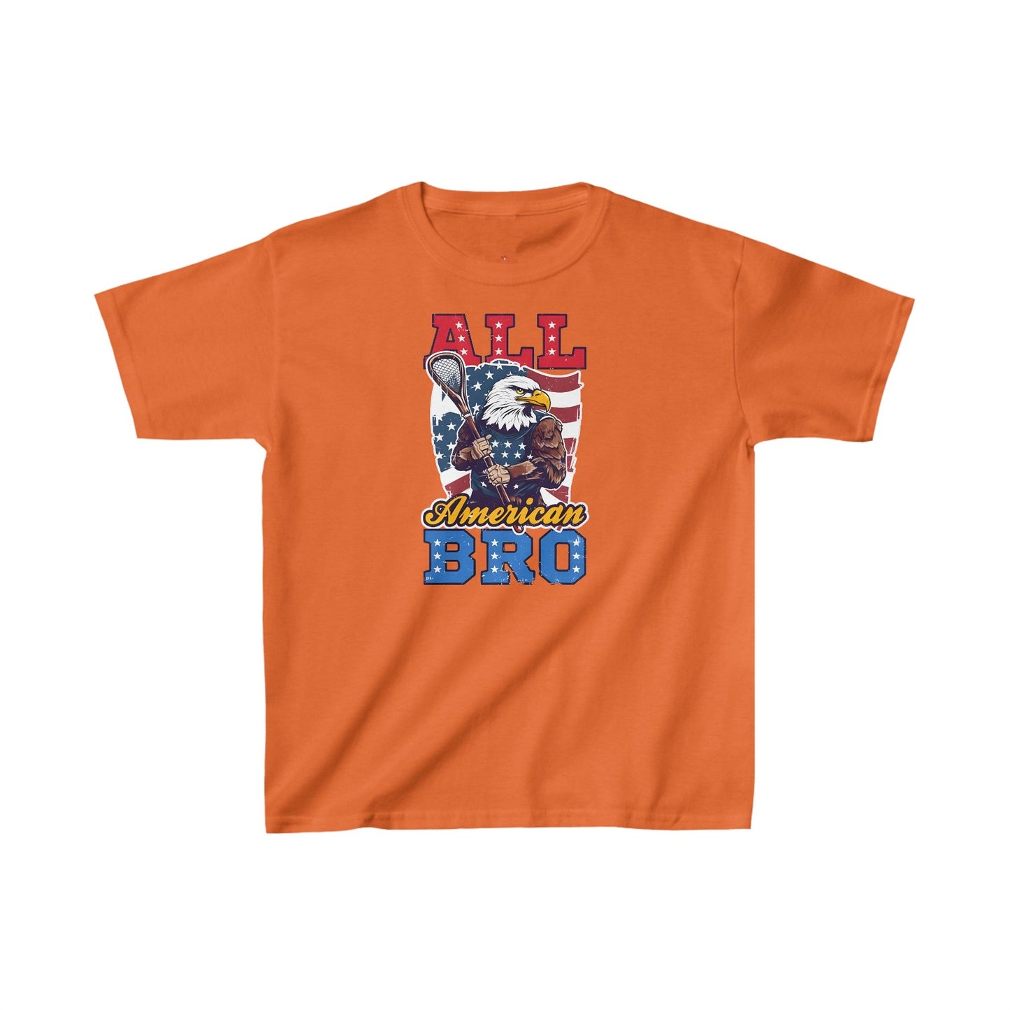 All American Bro, Kids Heavy Cotton™ Tee - SmorgeousByGina