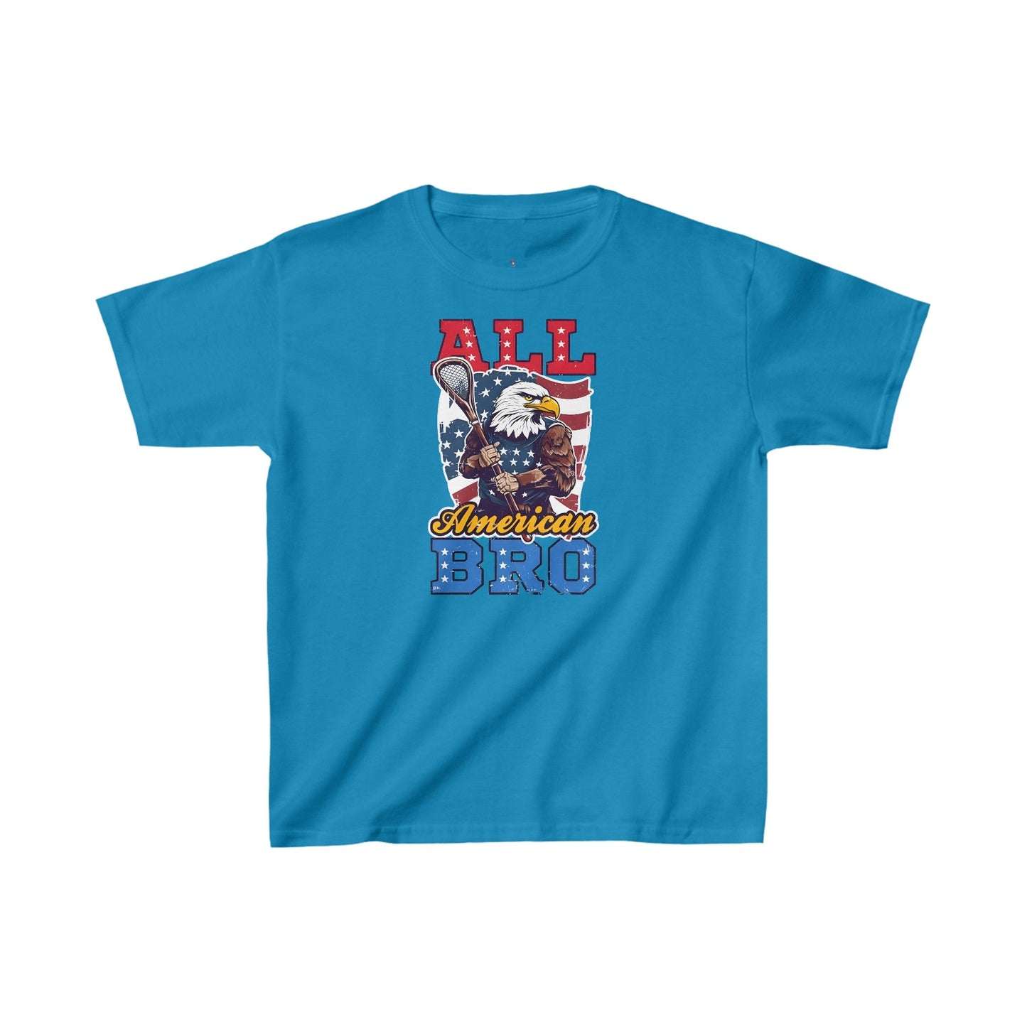 All American Bro, Kids Heavy Cotton™ Tee - SmorgeousByGina