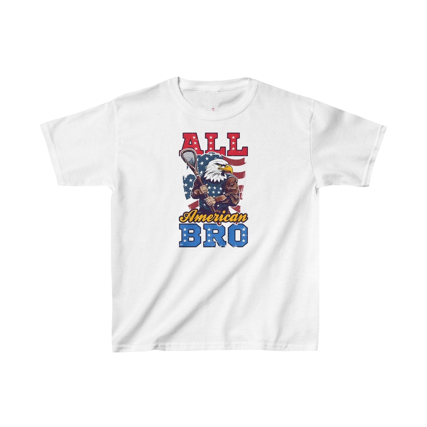 All American Bro, Kids Heavy Cotton™ Tee - SmorgeousByGina