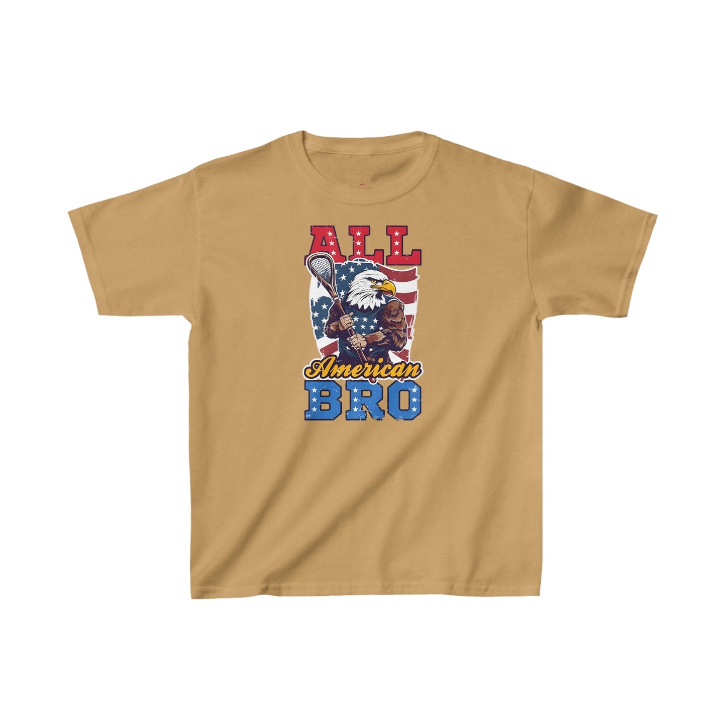 All American Bro, Kids Heavy Cotton™ Tee - SmorgeousByGina