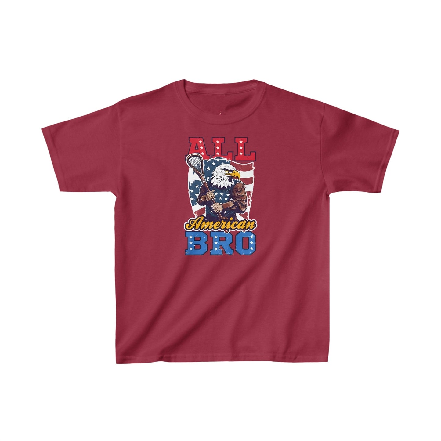 All American Bro, Kids Heavy Cotton™ Tee - SmorgeousByGina