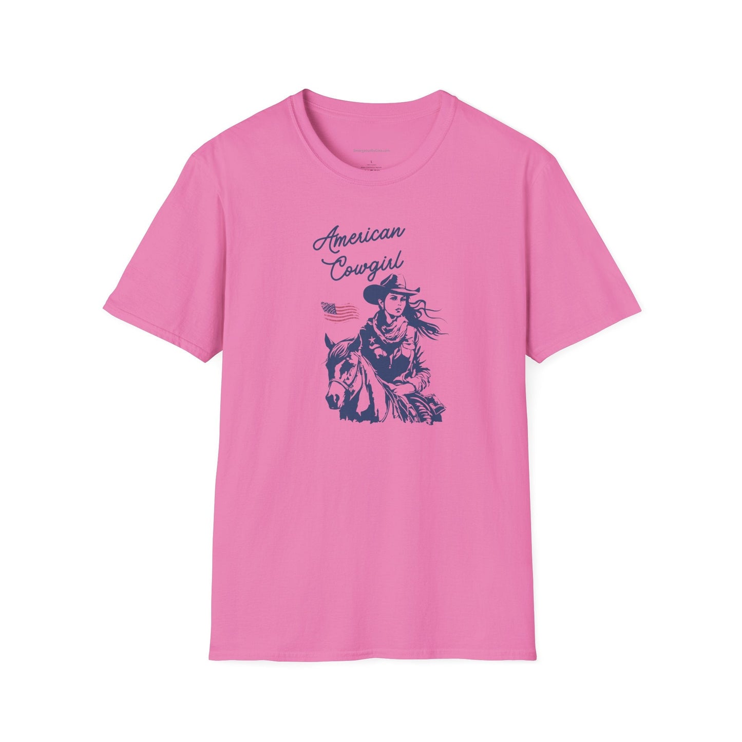 American Cowgirl, Western, Softstyle T - Shirt - SmorgeousByGina
