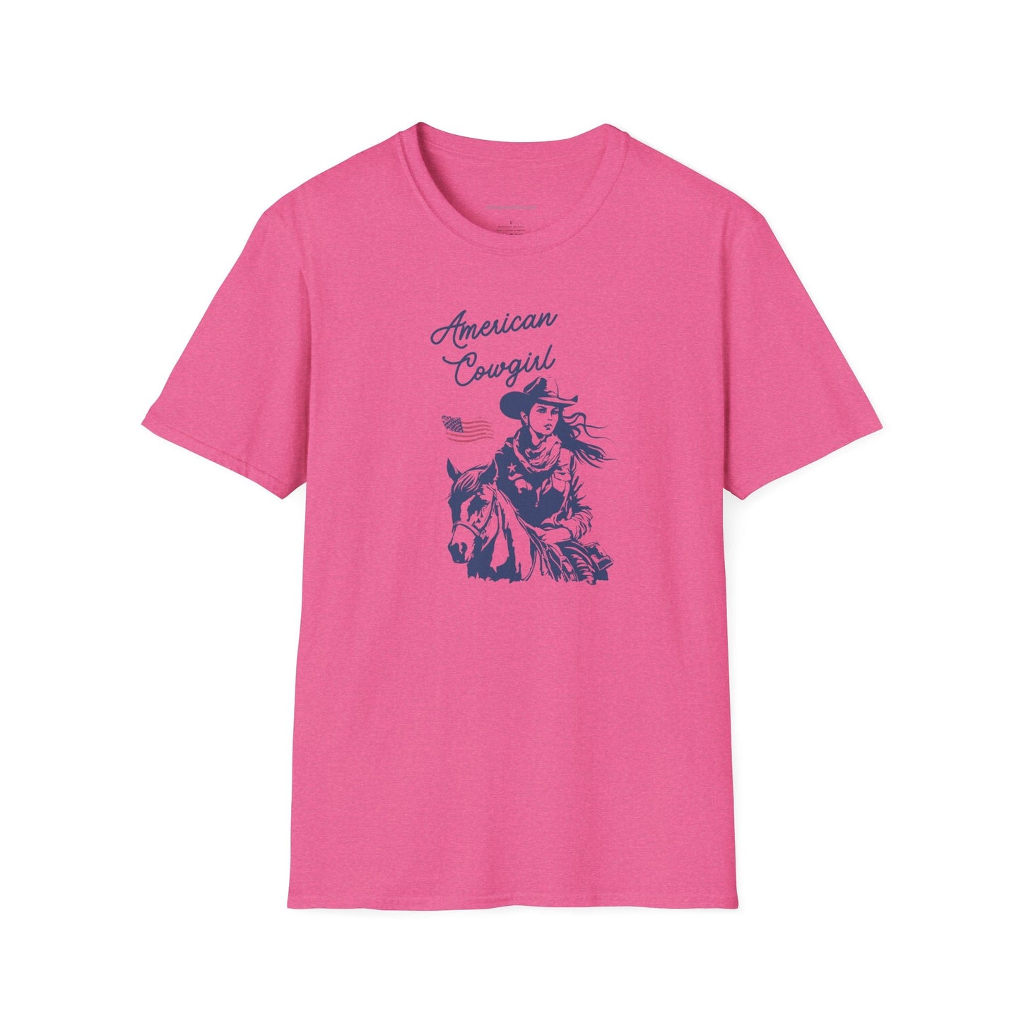 American Cowgirl, Western, Softstyle T - Shirt - SmorgeousByGina