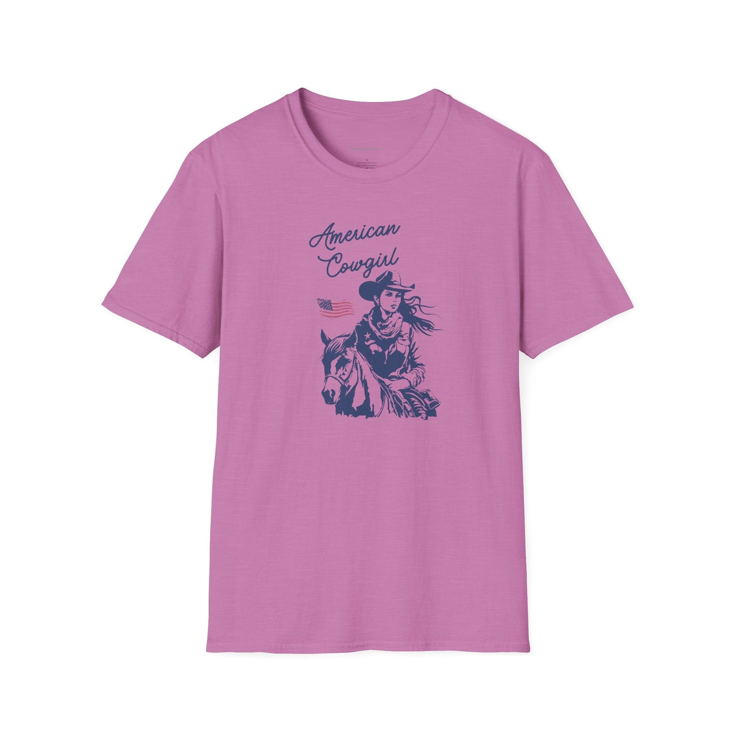 American Cowgirl, Western, Softstyle T - Shirt - SmorgeousByGina