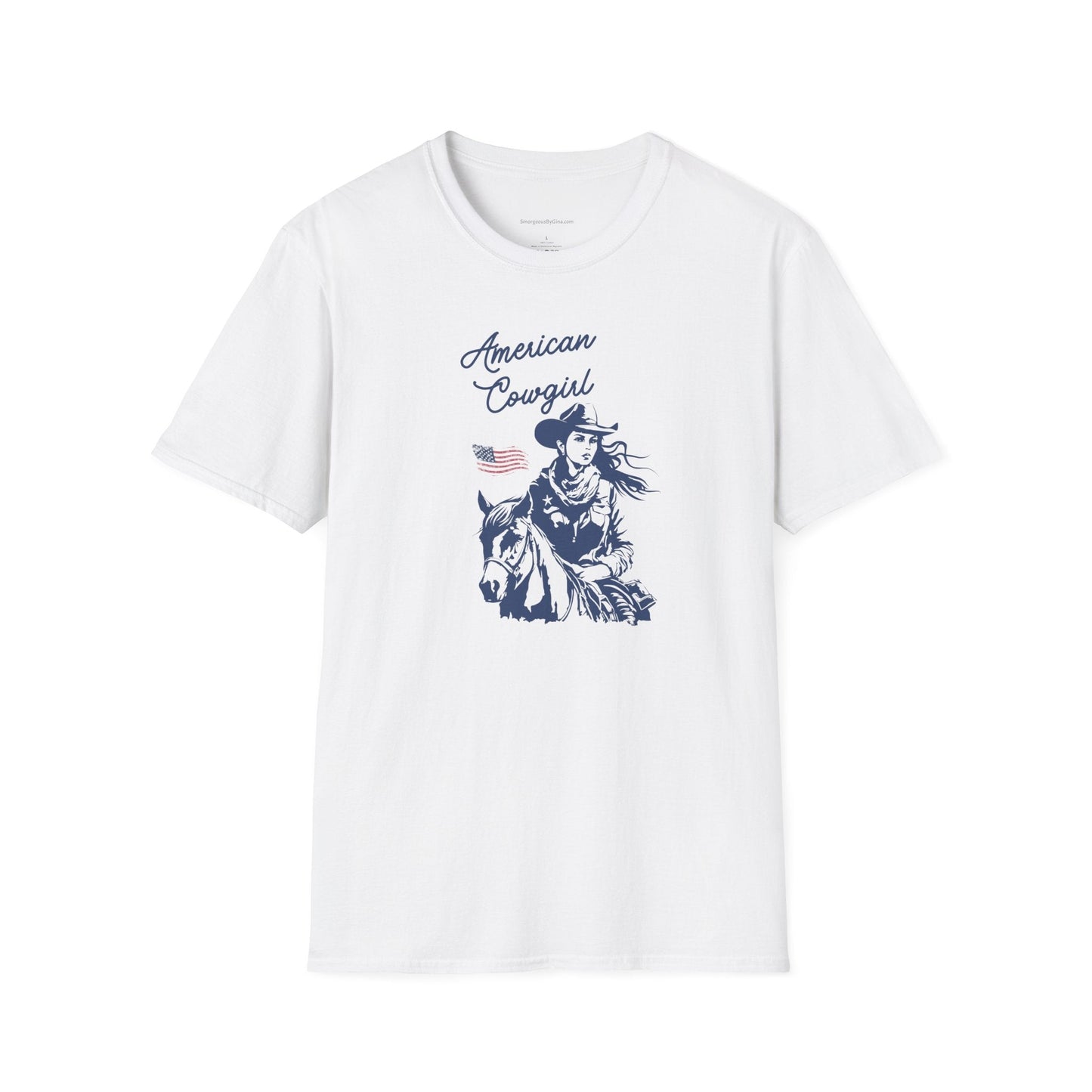 American Cowgirl, Western, Softstyle T - Shirt - SmorgeousByGina