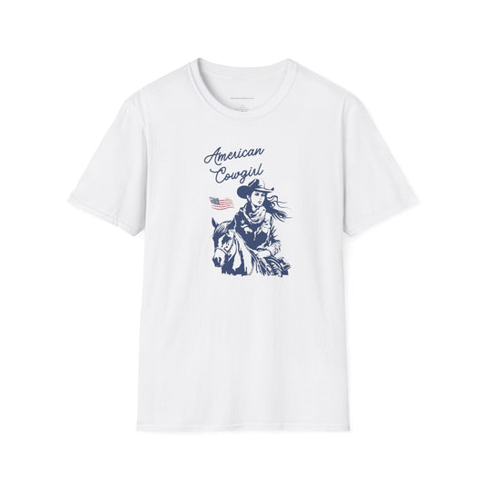 American Cowgirl, Western, Softstyle T - Shirt - SmorgeousByGina