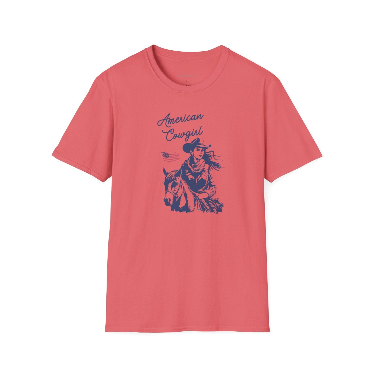 American Cowgirl, Western, Softstyle T - Shirt - SmorgeousByGina