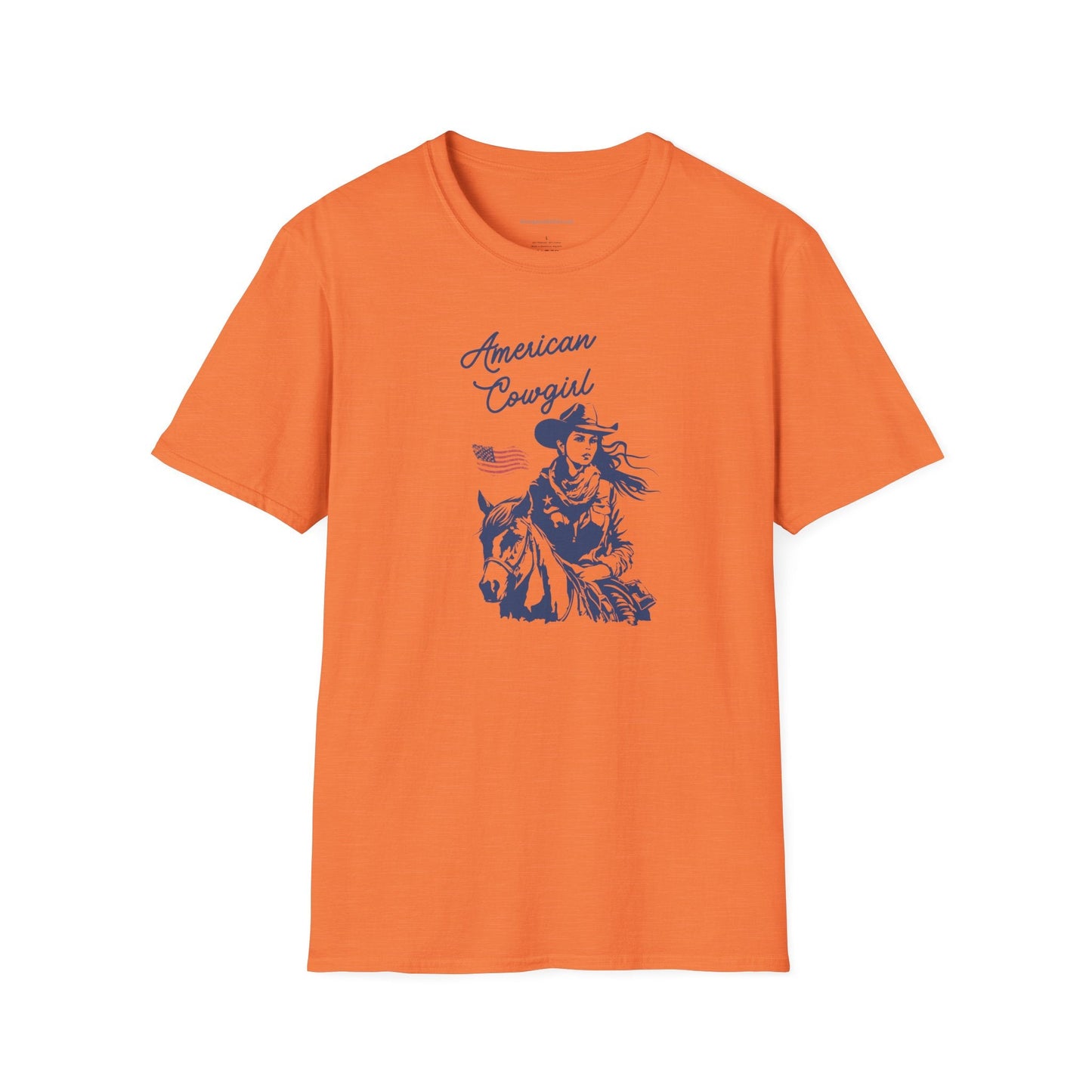 American Cowgirl, Western, Softstyle T - Shirt - SmorgeousByGina
