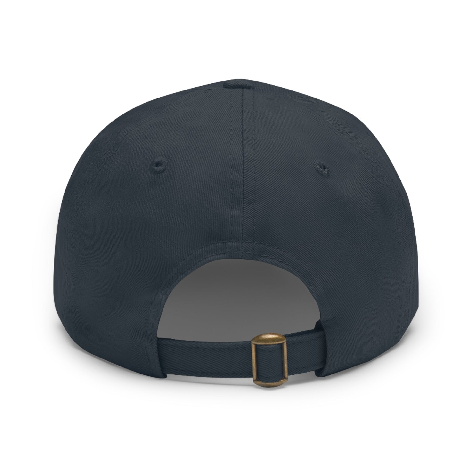 Angus Bull, Angus, Beef, Dad Hat with Leather Patch (Round) - SmorgeousByGina