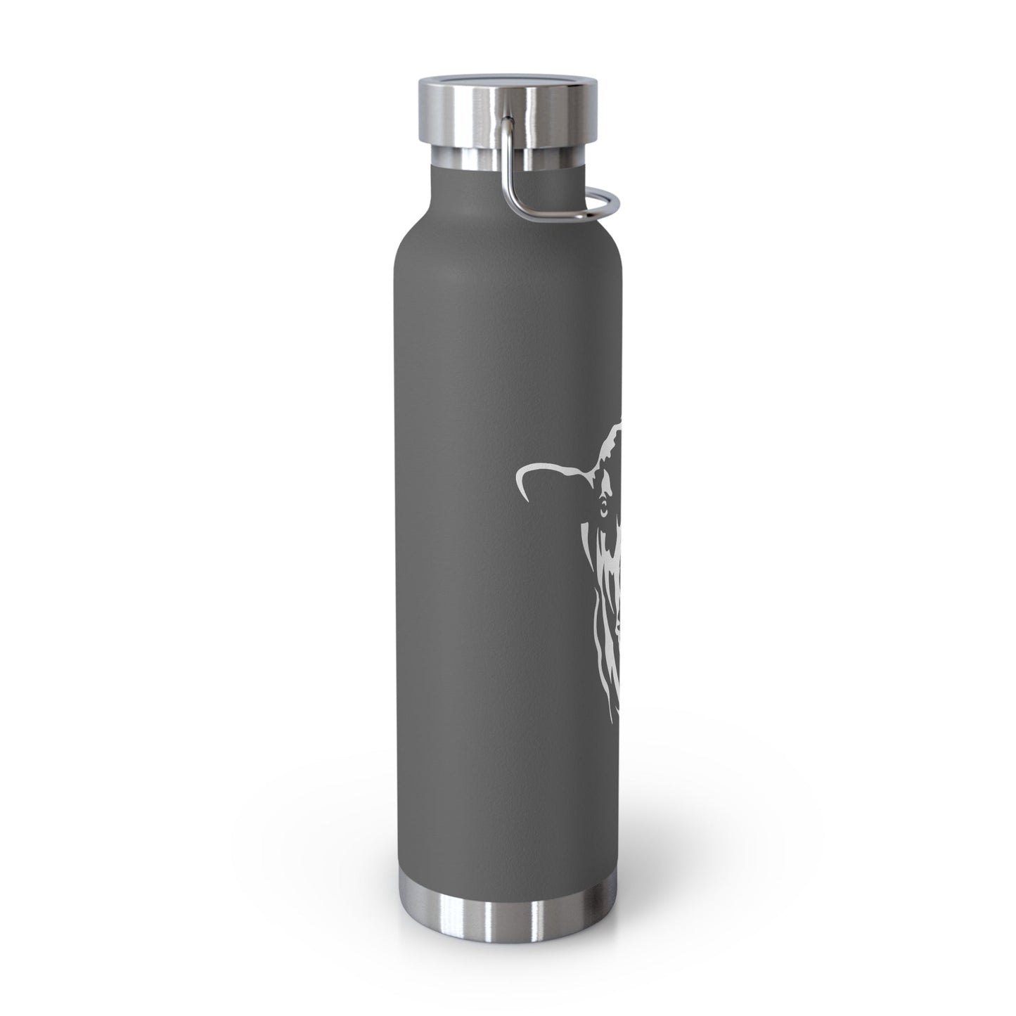 Angus Bull, Eat Beef, Angus, Copper Vacuum Insulated Bottle, 22oz, Support Beef - SmorgeousByGina