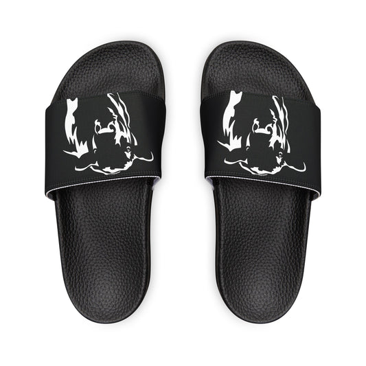 Angus Sandal, Angus Slides, Women's PU Slide Sandals, Eat Beef, Support Beef - SmorgeousByGina