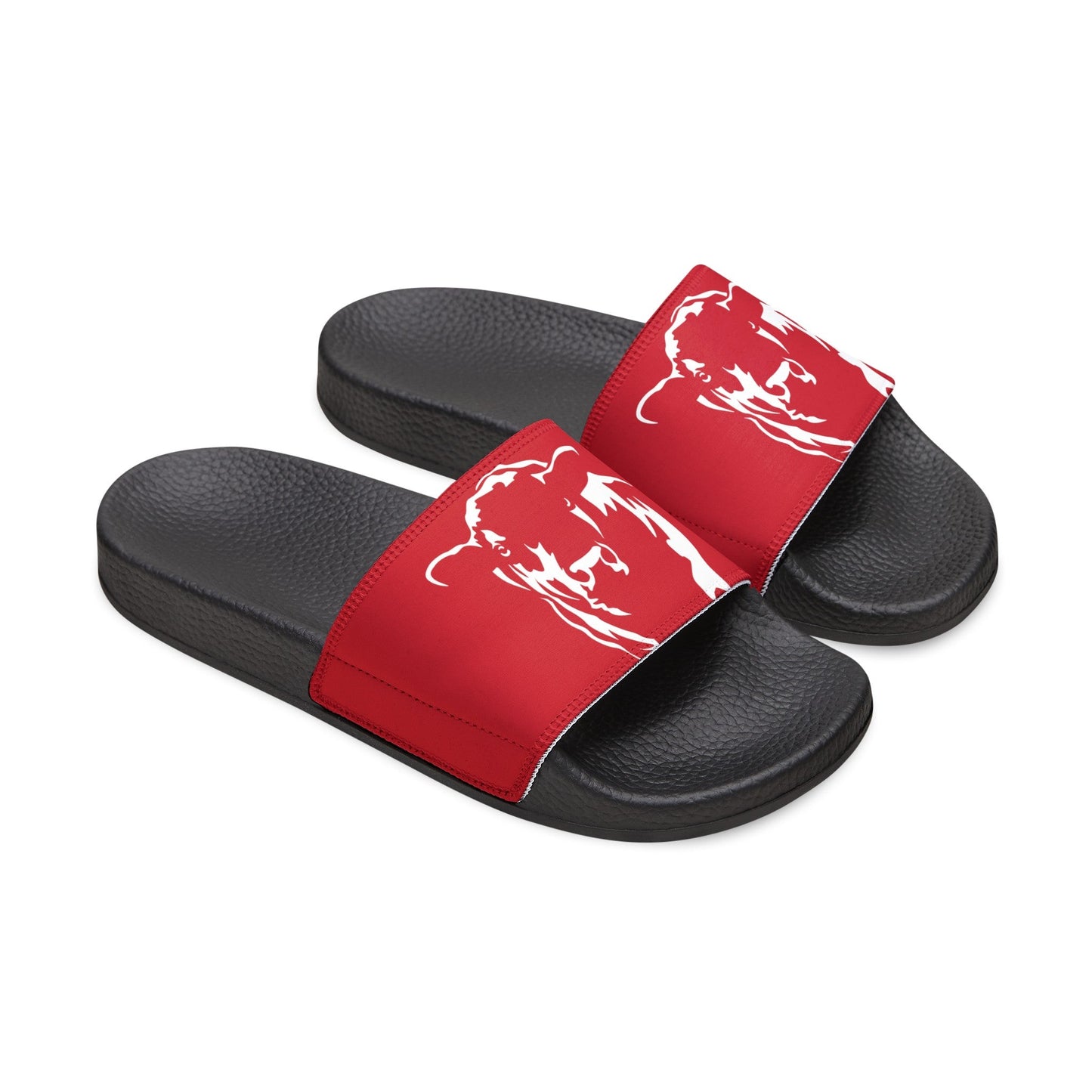 Angus Sandal, Angus Slides, Women's PU Slide Sandals, Eat Beef, Support Beef - SmorgeousByGina