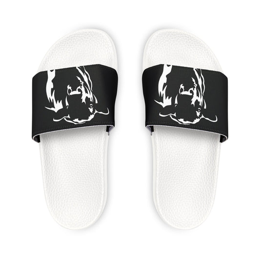 Angus Sandal, Angus Slides, Women's PU Slide Sandals, Est Beef, Support Beef - SmorgeousByGina
