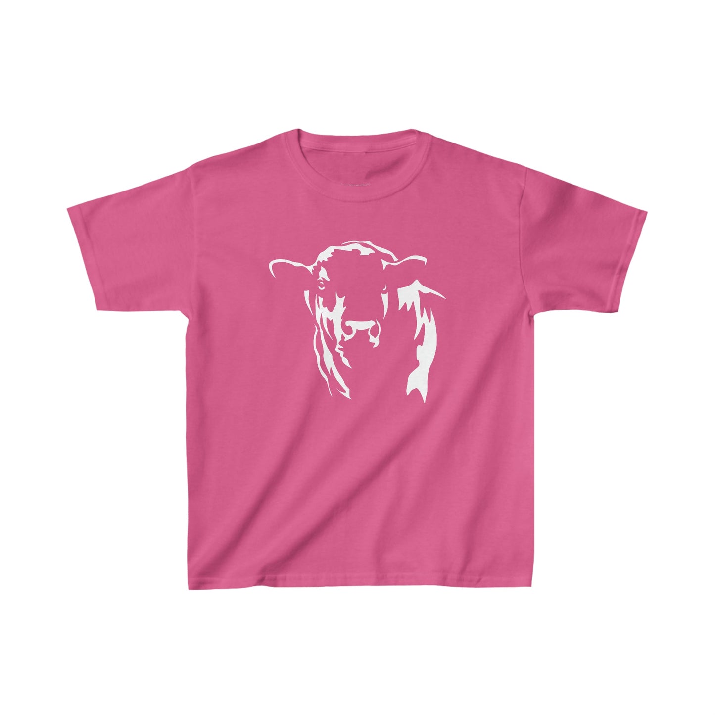 Angus Tee, Cow Shirt, Kids Heavy Cotton™ Tee, Eat Beef, Support Ranchers - SmorgeousByGina