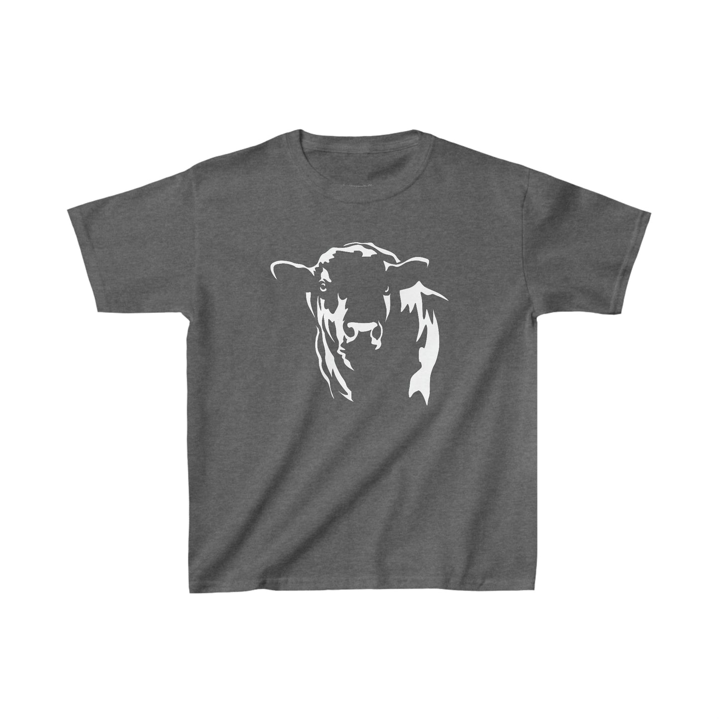 Angus Tee, Cow Shirt, Kids Heavy Cotton™ Tee, Eat Beef, Support Ranchers - SmorgeousByGina