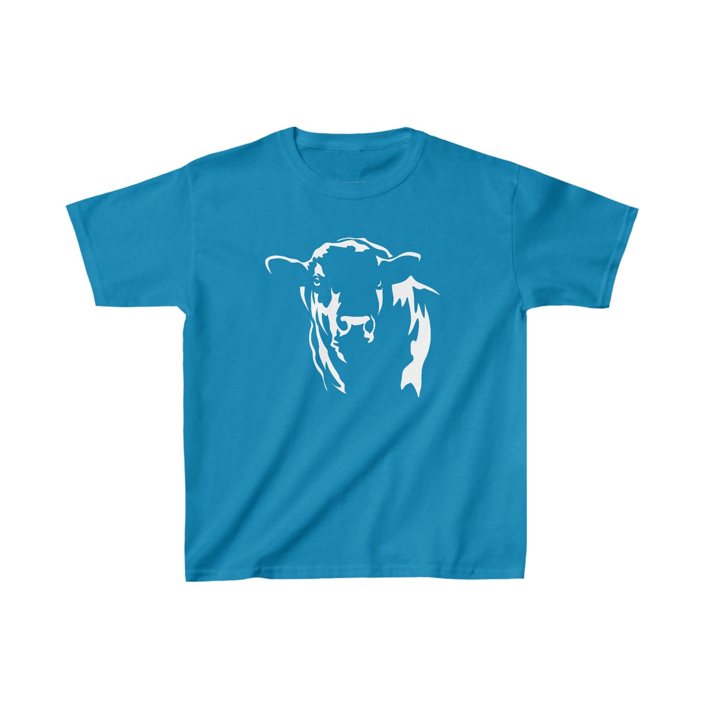 Angus Tee, Cow Shirt, Kids Heavy Cotton™ Tee, Eat Beef, Support Ranchers - SmorgeousByGina