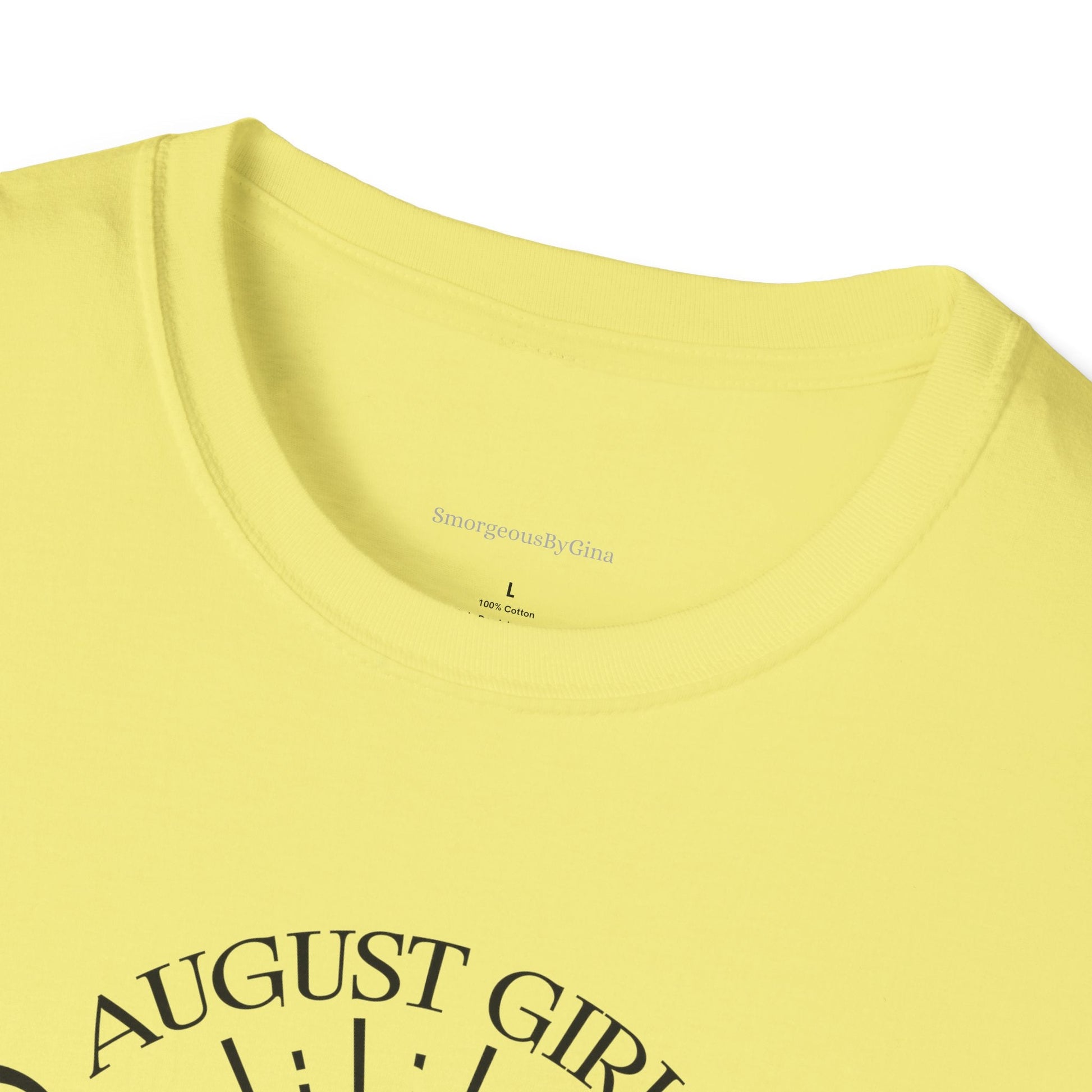 August Girls, Hurricane and Sunshine, August Birthday Tee, Softstyle T-Shirt, August Birthday Shirt - SmorgeousByGina